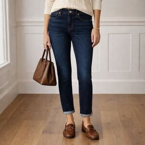 Jessica Simpson High Rise Skinny Jeans Dark Wash Size 6 Ankle